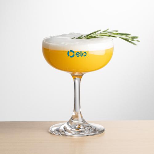 Custom Barware Glasses - Cocktail Glasses - Mauritius Cocktail Oakley - Imprinted