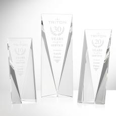 Columbus Towers Crystal Trophy - Crystal Trophies