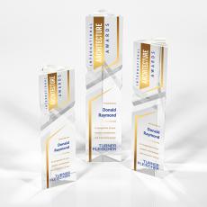 Groves Full Color Towers Crystal Trophy - Crystal Trophies