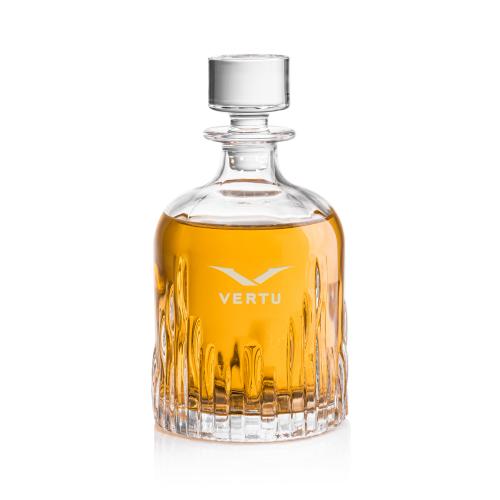 Custom Barware Glasses - Decanters - Leslie Decanter & Lid