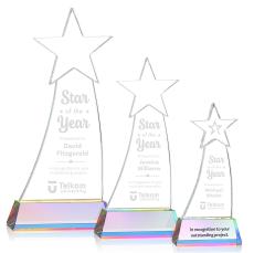 Manolita Star Prismatic Crystal Trophy - Crystal Trophies