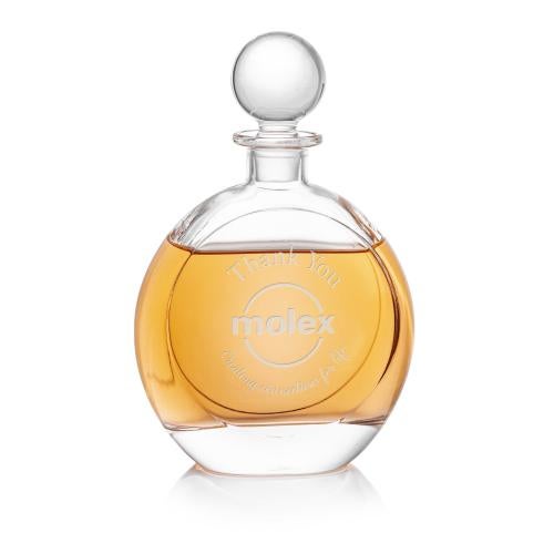 Custom Barware Glasses - Decanters - Bonello Round Decanter