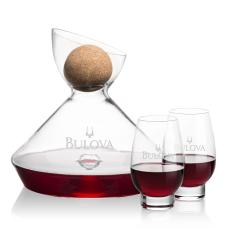 Woodbury Carafe w/Cork Stopper & Hayden Stemless Wine - Carafes