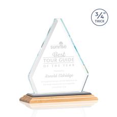Mayer Bamboo/Black Wood Trophy - Eco-Friendly Trophies