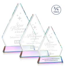Mayer on Helton Prismatic Crystal Trophy - Crystal Trophies