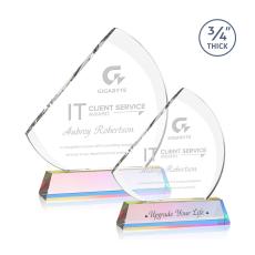 Yanez on Helton Prismatic Peaks Crystal Trophy - Crystal Trophies
