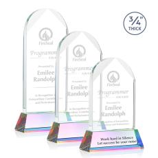 Cortez on Helton Prismatic Peaks Crystal Trophy - Crystal Trophies