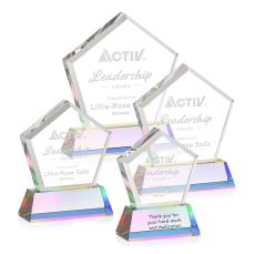 Costa on Base Prismatic Polygon Crystal Trophy - Crystal Trophies