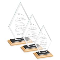 Spicer Bamboo/Black Wood Trophy - Eco-Friendly Trophies