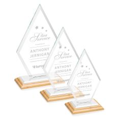 Spicer Bamboo/White Wood Trophy - Eco-Friendly Trophies