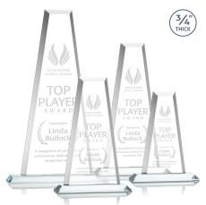 Barrios Tower Clear Towers Crystal Trophy - Crystal Trophies