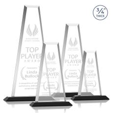 Barrios Tower Black Towers Crystal Trophy - Crystal Trophies