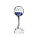 Darby on Wilshire Base Clear Globe Glass Trophy