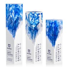 Brandino Blue Towers Acrylic Trophy - Acrylic Trophies
