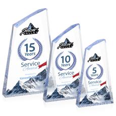 Cozumel Full Color Blue Peaks Acrylic Trophy - Acrylic Trophies