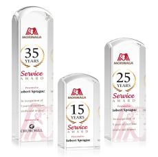 Silkwood Full Color Towers Crystal Trophy - Crystal Trophies
