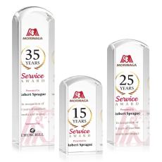 Employee Gifts - Silkwood Full Color Towers Crystal Trophy