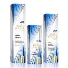Aurelia Full Color Towers Crystal Trophy - Crystal Trophies