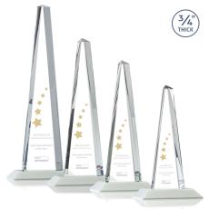 Womack Tower Fagan Towers Crystal Trophy - Crystal Trophies
