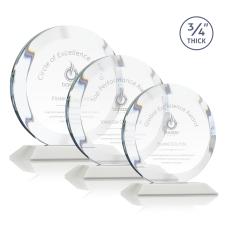 Delarosa Fagan Circle Crystal Trophy - Crystal Trophies