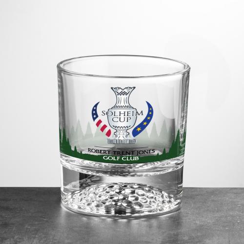 Custom Barware Glasses - Whisky Glasses - Fairway Golf OTR - Full Color