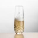 Napier Stemless Flute - Deep Etch