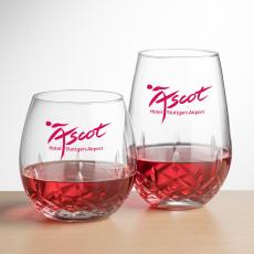 Napier Stemless Wine - Imprinted - Wine Glasses