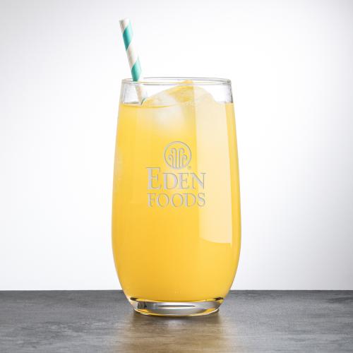 Custom Barware Glasses - Cocktail Glasses - Benton Hiball - Deep Etch