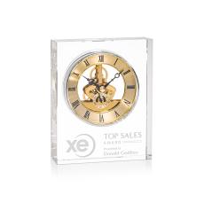 Ashland Clock - Gold Dial - Crystal Clocks