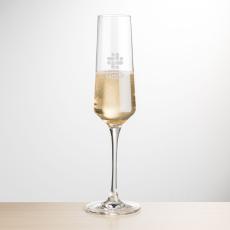 Ledford Flute - Deep Etch - Champagne Glasses