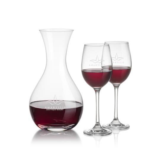 Custom Barware Glasses - Carafes - Thomas Carafe & Robles Wine