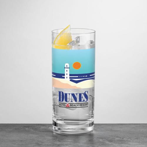 Custom Barware Glasses - Cocktail Glasses - Eason Hiball/Cooler - Full Color