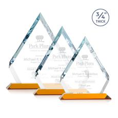Apex Amber Crystal Trophy - Crystal Trophies