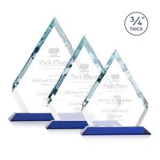 Apex Blue Crystal Trophy - Crystal Trophies