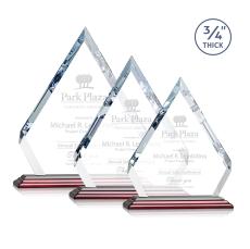 Apex Rosewood Crystal Trophy - Eco-Friendly Trophies