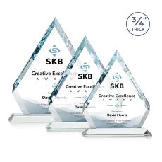 Apex Full Color Starfire Crystal Trophy - Crystal Trophies