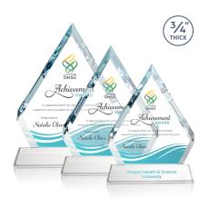 Apex Full Color on Helton Base  Starfire Crystal Trophy - Custom Trophies