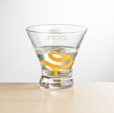 Lujan Stemless Martini - Deep Etch - Cocktail Glasses