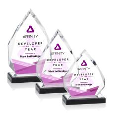 McCarthy Full Color Silver Polygon Acrylic Trophy - Custom Trophies