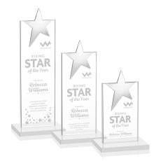 Horton Chrome Star Fagan Towers Crystal Trophy - Trophies