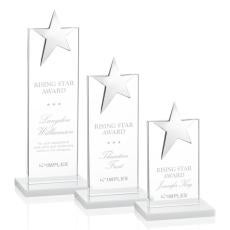 Employee Gifts - Horton Chrome Star Fagan Towers Crystal Trophy