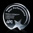Meyers Star Circle Crystal Trophy