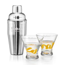 Employee Gifts - Barrera Shaker & Lujan Martini Set