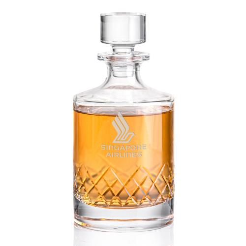 Custom Barware Glasses - Decanters - Heceta Decanter & Lid