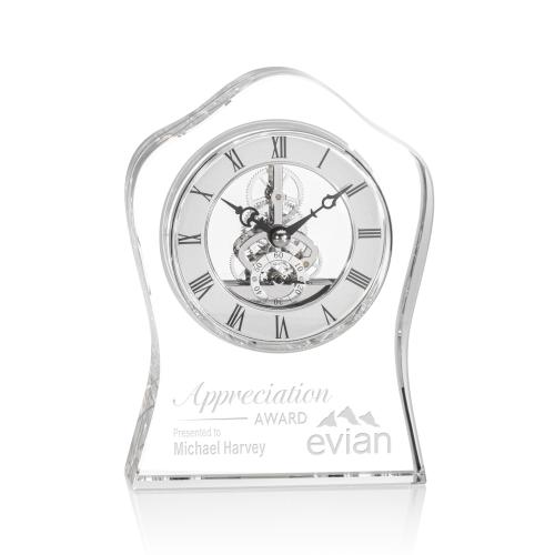 Awards and Plaques - Crystal Trophies - Regatta Clock