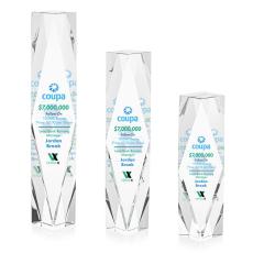 Toscana Full Color Towers Crystal Trophy - Custom Trophies
