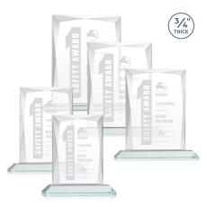 Cassidy Starfire Rectangle Crystal Trophy - Crystal Trophies