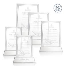 Cassidy on Helton Base Starfire Rectangle Crystal Trophy - Crystal Trophies