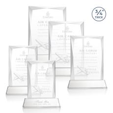 Cassidy on Helton Base Starfire Rectangle Crystal Trophy - Crystal Trophies