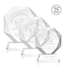 Gregory on Helton Base Starfire Polygon Crystal Trophy - Crystal Trophies